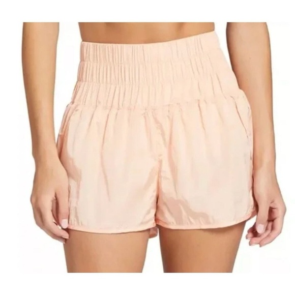 Free People - The Way Home Shorts in Peach. NWT! - Picture 1 of 5